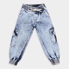 Boys' 100% Cotton Jeans, हल्का नीला, small image number null