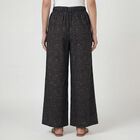 Women's Grey Relaxed Fit Solid Palazzos, Dark Grey, small