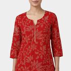 Women's Red Kurta, लाल, small