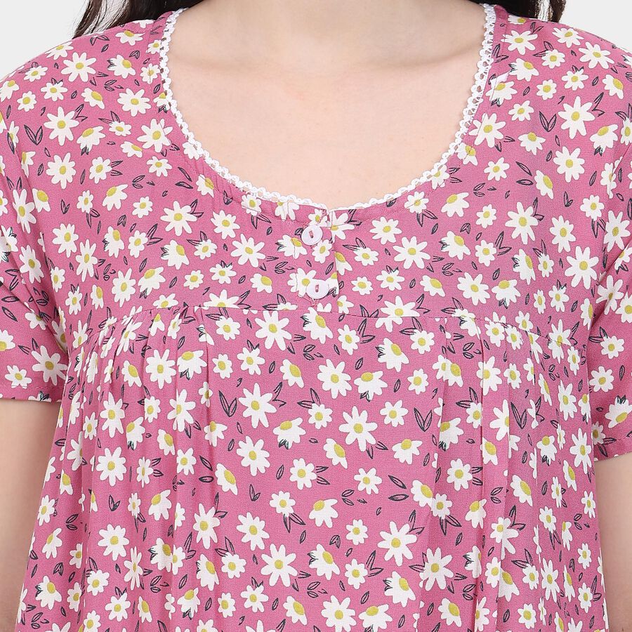 Ladies' Nighty , Pink, large image number null