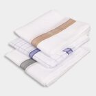 Men's Bright White Classic Handkerchief Pack, Light Blue, small