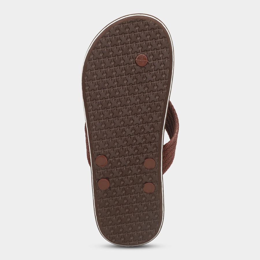 Men's V Strap Slipper, भूरा, large image number null