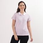 Ladies' 100% Cotton Polo T-Shirt, White, small