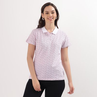 Ladies' 100% Cotton Polo T-Shirt