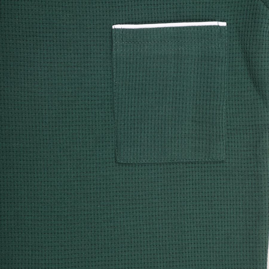 Boys' Half Sleeves T-Shirt, Dark Green, large image number null