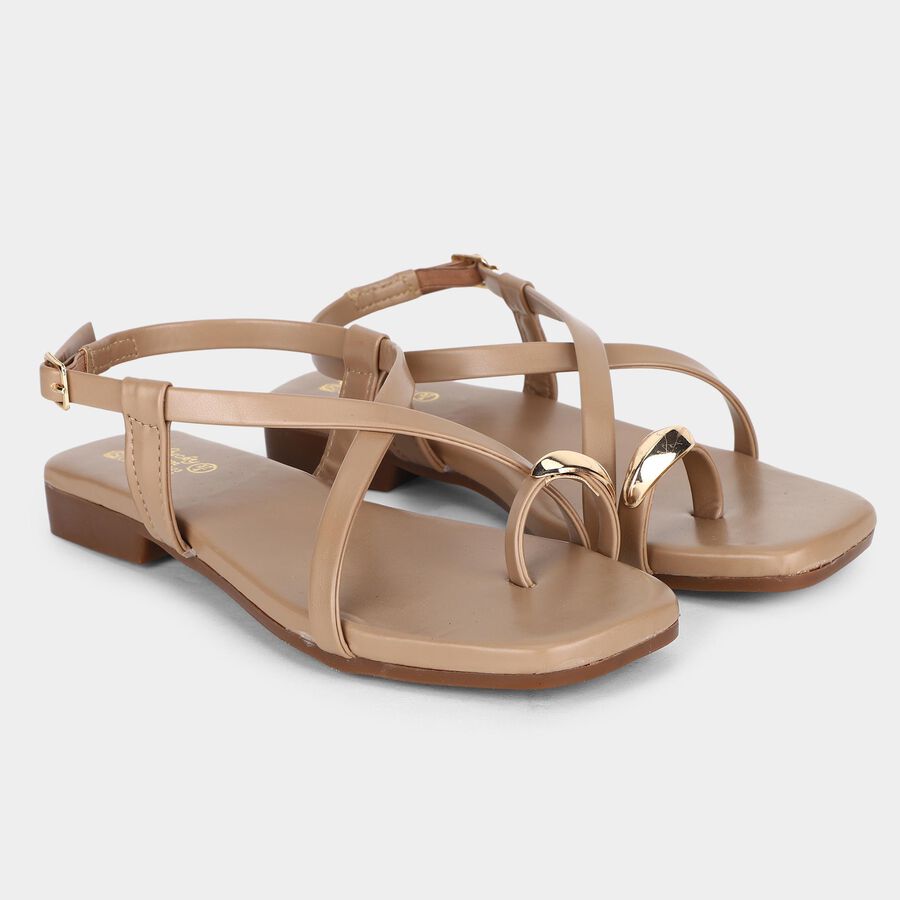 Ladies' Sandal, Beige, large