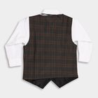 Boys' 100% Cotton Casual Shirt, गहरा ग्रे, small image number null