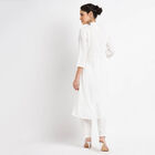 Embroidered Kurta, Off White, small image number null
