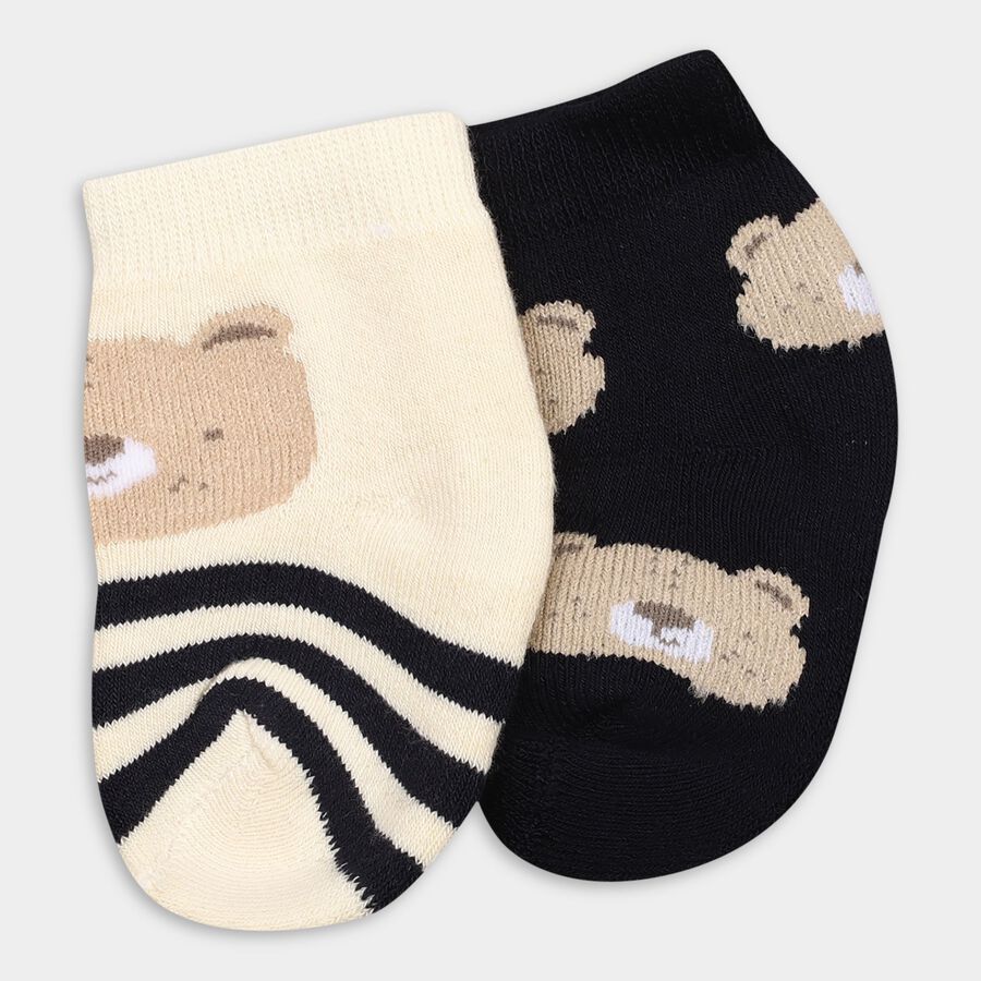 Infant's Socks (Pack of 2), Navy Blue, large image number null