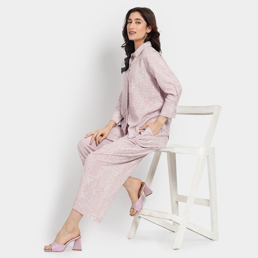 Ladies' Co-ord set, लाइलेक, large image number null