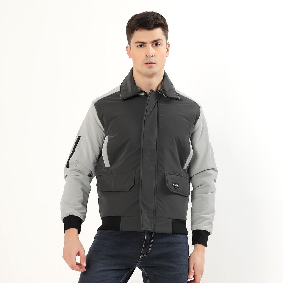 Men's Jacket, काला, large image number null