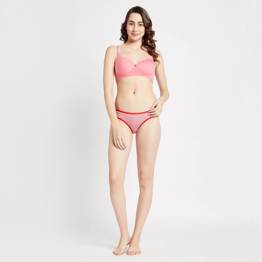 Solid Bra, Pink, large image number null