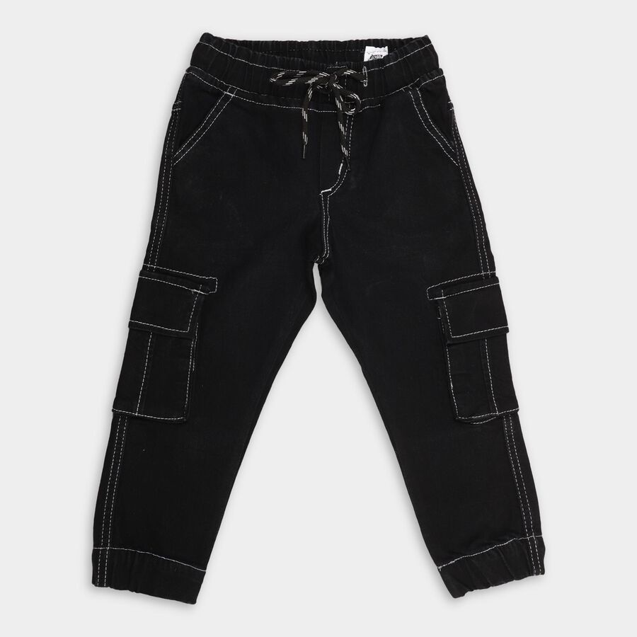 Boys' Jeans , काला, large image number null