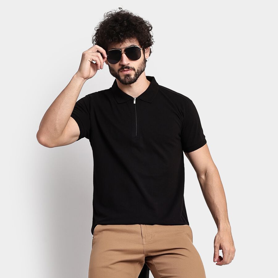 Men's T-Shirt, Black, large image number null