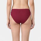 Women's Maroon Regular Fit Solid Panty, Wine, small