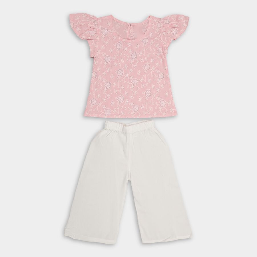 Girls' Capri Set , हल्का गुलाबी, large