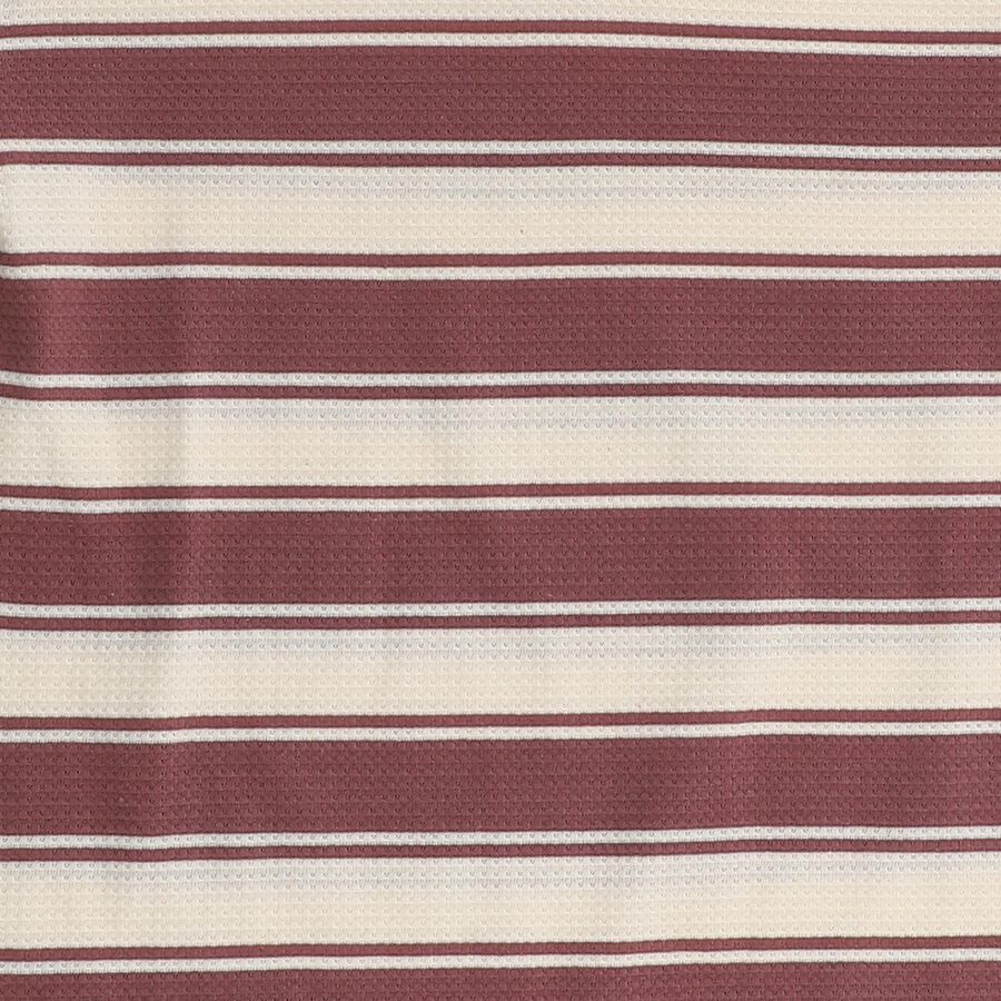 Boys Deep Maroon and White Crew Neck Casual T-Shirt, मरून, large image number null