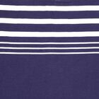 Boys Cotton Stripes T-Shirt, Navy Blue, small image number null