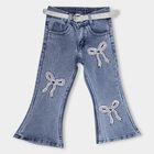 Girls' Jeans, हल्का नीला, small image number null