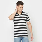 V Neck T-Shirt, Navy Blue, small image number null