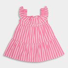 Infant Girls' 100% Cotton Frock , Pink, small image number null