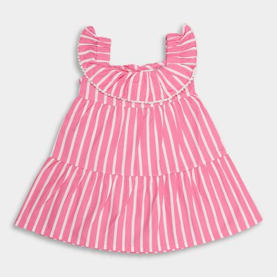 Infant Girls' 100% Cotton Frock 