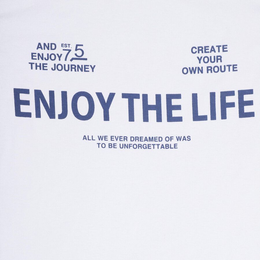 Boys' Light Blue Round Neck Casual Half Sleeve T-Shirt, हल्का नीला, large image number null