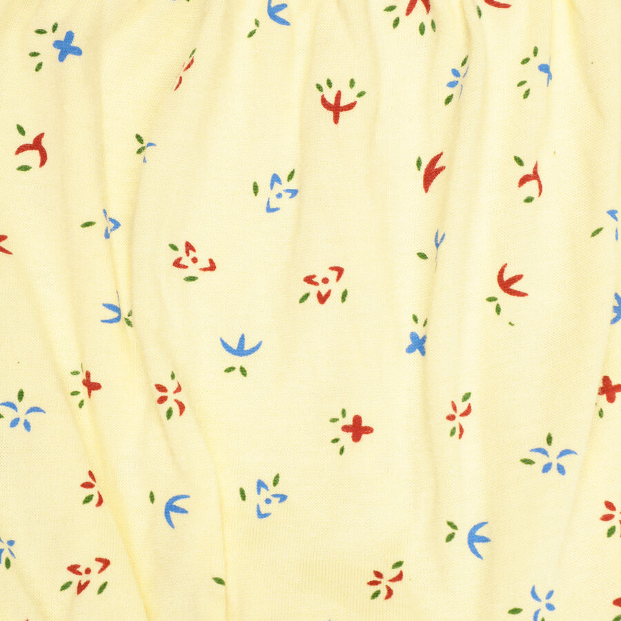 Girls Cotton Bloomer, Yellow, large image number null