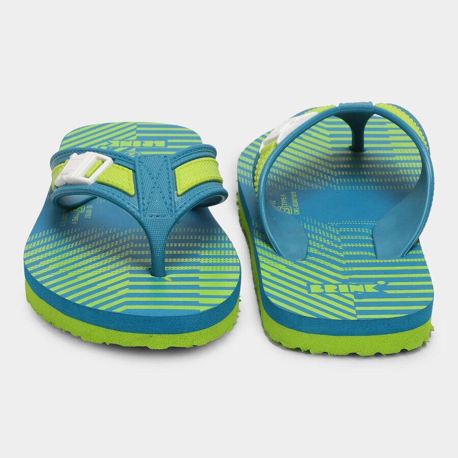 Boys' Slipper, टील ब्लू, large image number null