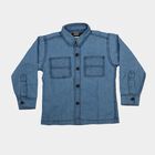 Boys Light Blue Casual Shirt, Light Blue, small