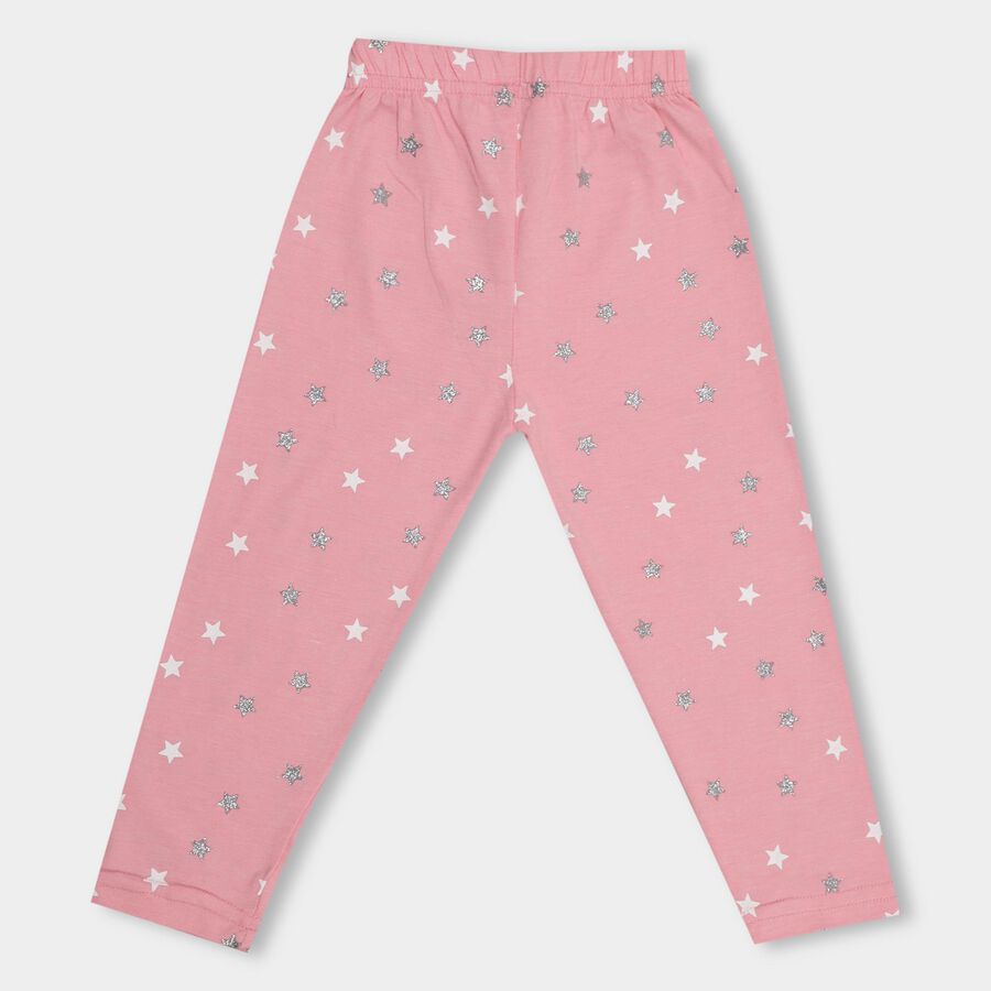 Girls' Legging , हल्का गुलाबी, large image number null
