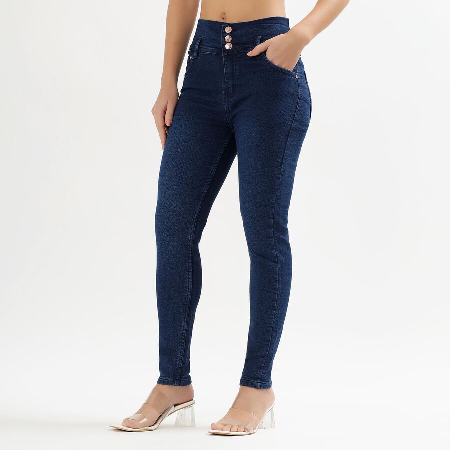 Ladies' Jeans, Mid Blue, large image number null