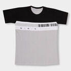 Boys' 100% Cotton Half Sleeves T-Shirt, हल्का ग्रे, small image number null