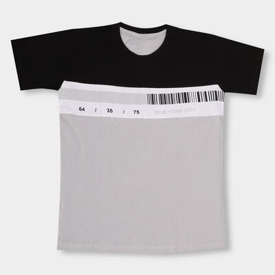 Boys' 100% Cotton Half Sleeves T-Shirt