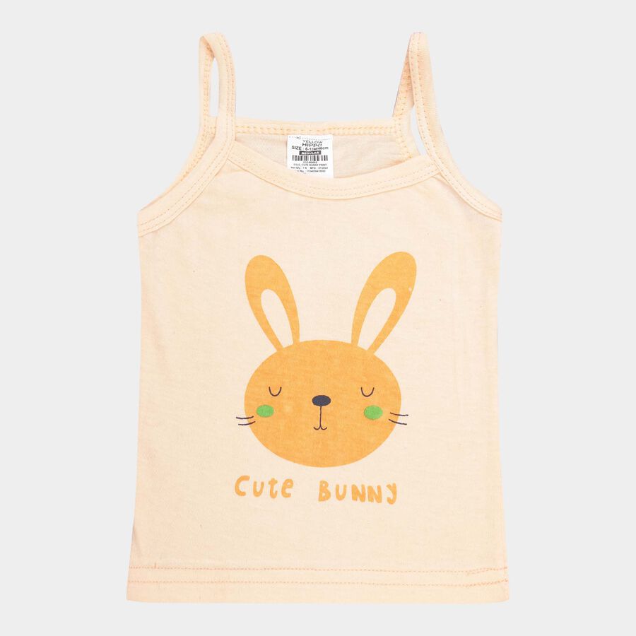 Infants Solid Slip Vest, Peach, large image number null