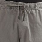 Men's Muted Charcoal Black Slim Fit Printed Jogger Trousers, Light Grey, small image number null