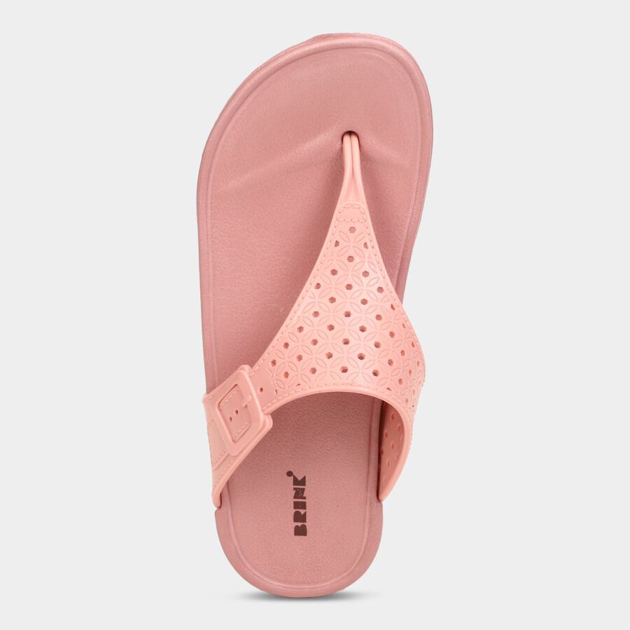 Womens Moulded Sliders, गुलाबी, large image number null