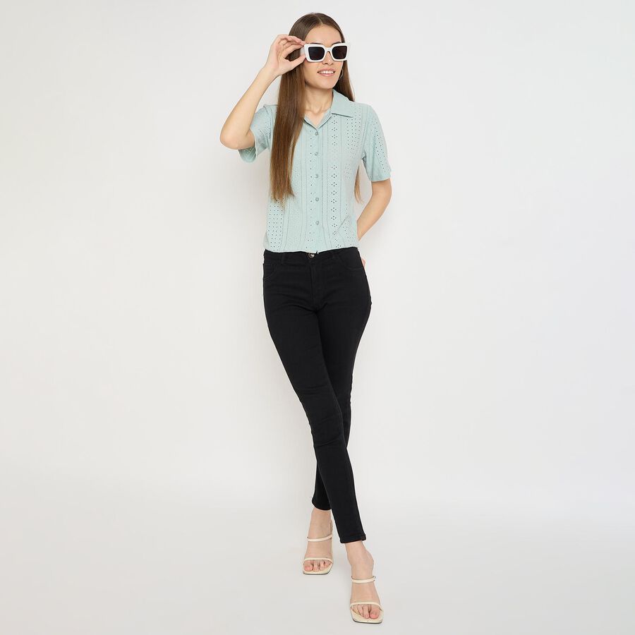 Ladies' Shirt, हल्का हरा, large image number null
