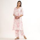 Women's Light Pink Solid Ethnic Set, Light Pink, small