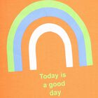 Girls Cotton T-Shirt, Orange, small image number null