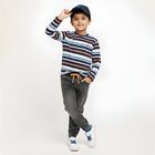 Boys' Charcoal Black Relaxed Fit Jogger Jeans, चारकोल, small image number null