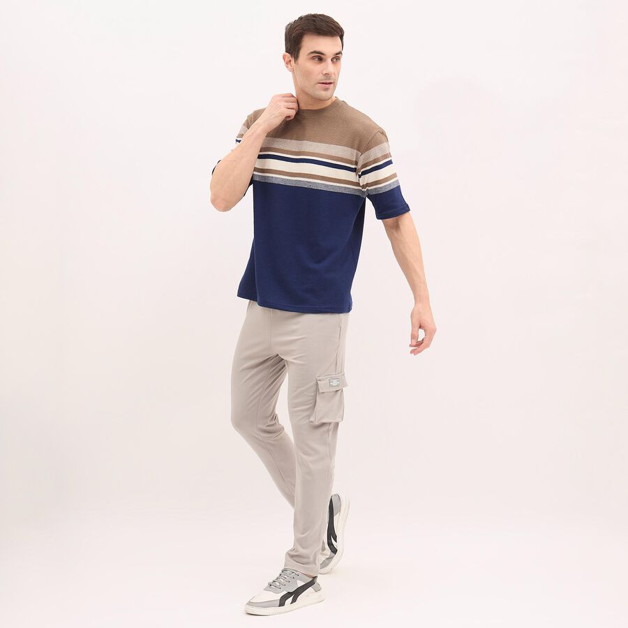 Men's Cargo Track Pants , Dark Grey, large image number null
