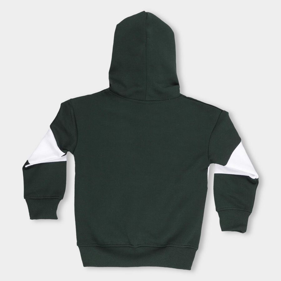 Boys' Sweatshirt, गहरा हरा, large image number null