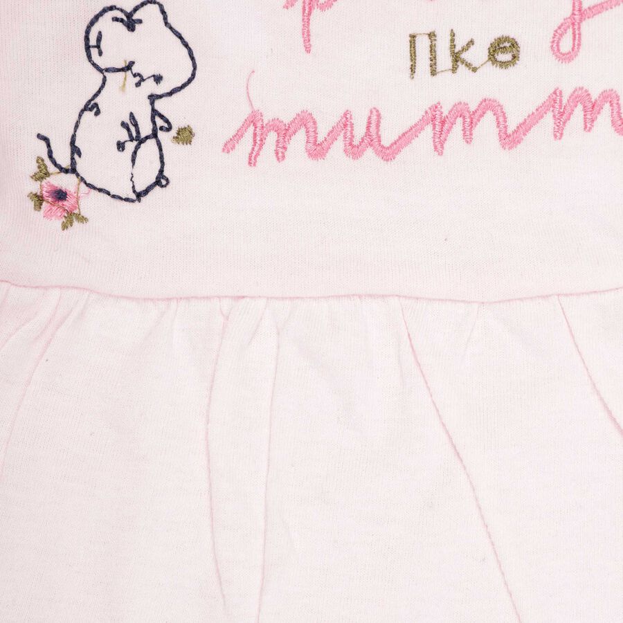 Infants Round Neck Hipster Set, Light Pink, large image number null