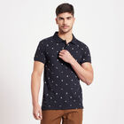 All Over Print Polo Shirt, Navy Blue, small image number null