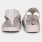 Women's Beige Toe-Post Flip-Flops, गहरा पीला, small