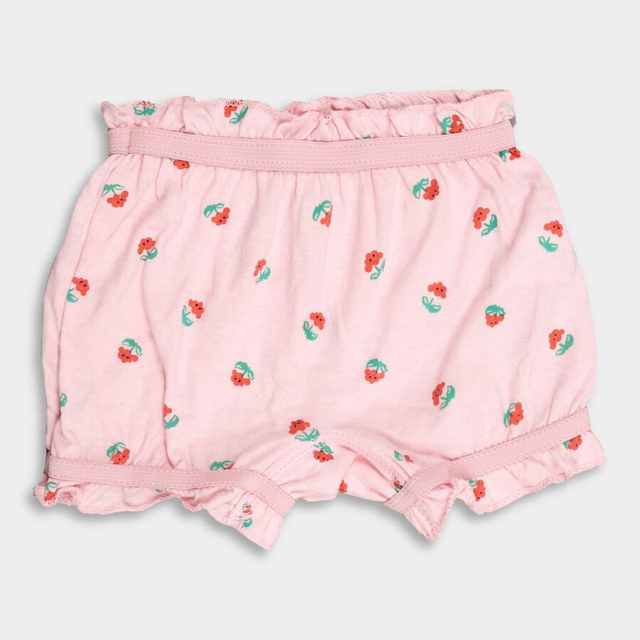 Girl's Cotton Bloomer, Light Pink, large image number null