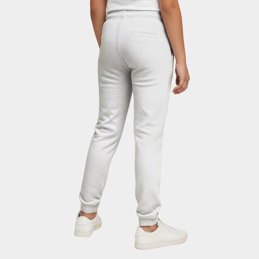 Boys' Light Grey Printed Elastic Waist Winter Pyjama, एक्रू मिश्रित, large image number null