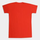 Boys' Half Sleeves T-Shirt, Red, small
