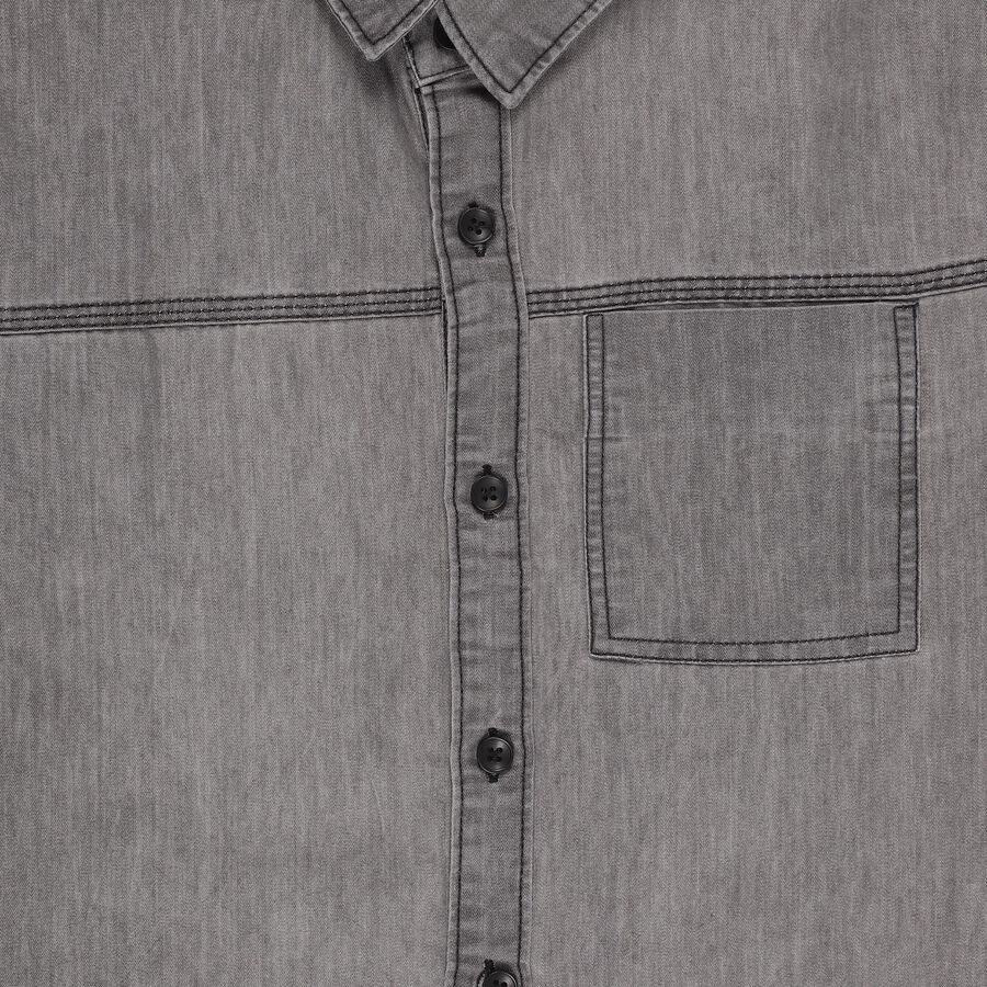 Boys Light Grey Classic Casual Shirt, हल्का ग्रे, large image number null